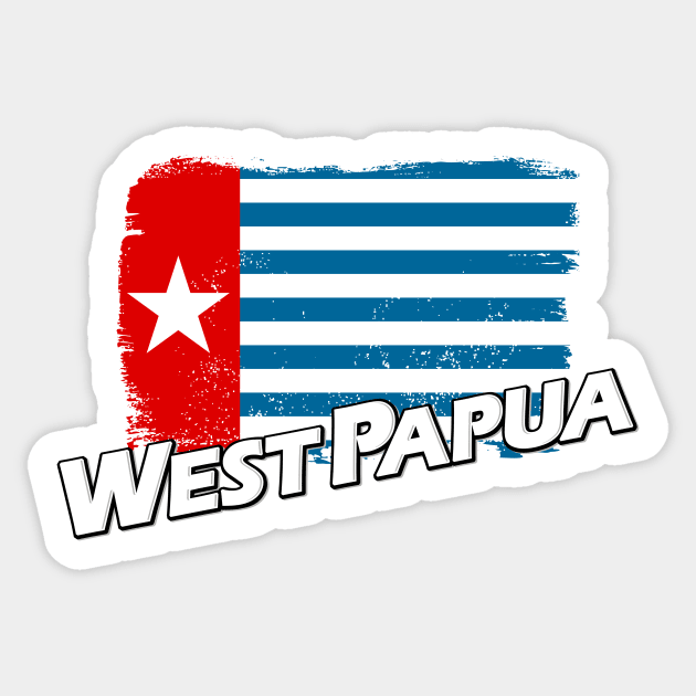 West Papua flag Sticker by PVVD